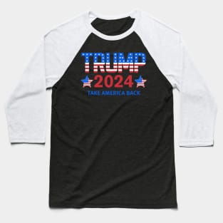 Trump 2024 Baseball T-Shirt